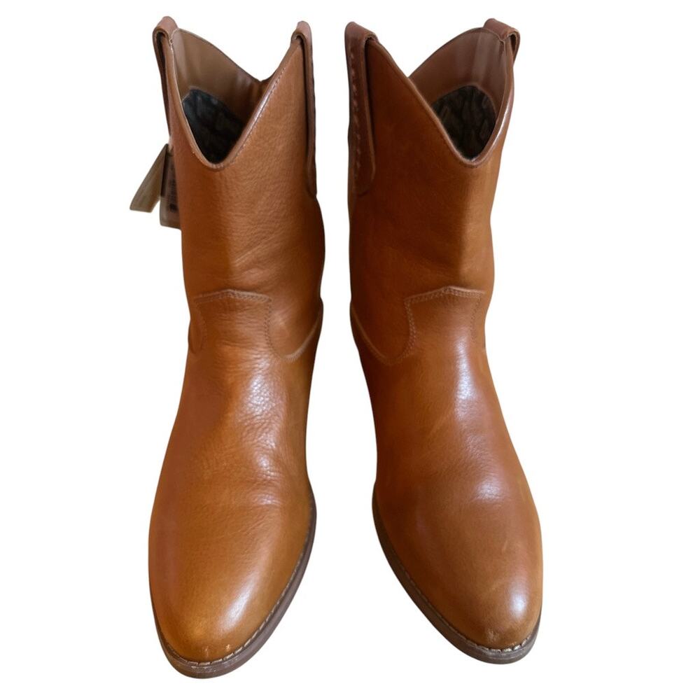 DINGO | New with Tags Men's Lefty Pull-on Western Boots in Camel Leather Sz 11D